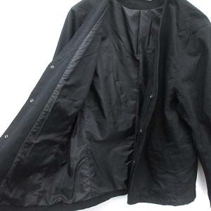 nonnative 21SS TROOPER 3B JACKET C/N OXFORD CORDURA ノーカラージャケット ブラック