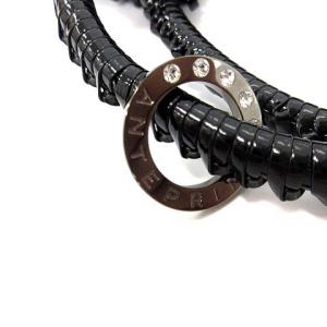 ANTEPRIMA ワイヤーバッグ フラワーモチーフ チャーム ブラック