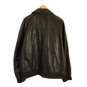 Timberland ライダース ジャケット 長袖 レザー ヴィンテージ M 茶 ブラウン