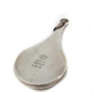 GEORG JENSEN ペンダントトップ チャーム 925 シルバー 黒 ブラック