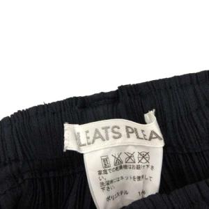 PLEATS PLEASE ISSEY MIYAKE ガウチョ プリーツパンツ イージー 紺