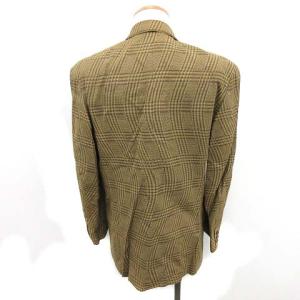 KENZO 80'S 90'S ヴィンテージ セットアップ チェック テーラードジャケット スラックスパンツ ウール 2 M 茶色