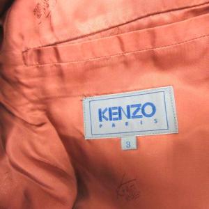 KENZO 80'S 90'S ヴィンテージ 総柄テーラードジャケット レッド