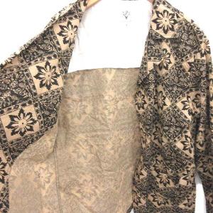 South2 West8 20SS PEN JACKET ペンジャケット テーラード 総柄 コットン アウター S ベージュ 黒 GL834