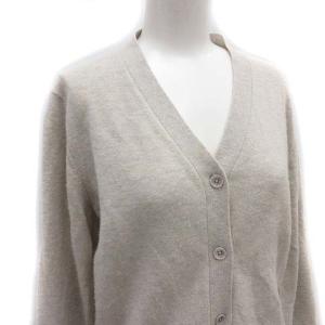 Martin Margiela 4 メゾンマルジェラ 18AW カーディガン ニット 長袖 エルボーパッチ スウェード ウール S グレー