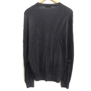 JOHN SMEDLEY L カーディガン ニット コットン 長袖 グレー