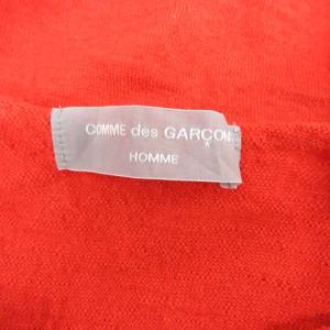 COMME des GARCONS HOMME AD2000 ヴィンテージ ニット セーター アーガイル ウール オレンジ レッド