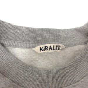 AURALEE 18SS 5 XL STAND-UP TEE Tシャツ カットソー 半袖 グレー