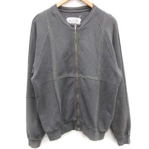 04SS スウェット トレーナー 再構築 アーカイブ ジップアップ 46 XL グレー