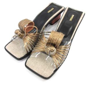 スクエアトゥミュール 37 ゴールド