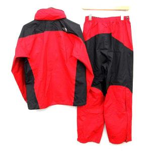 THE NORTH FACE レインテックス プラズマ セットアップ GORE-TEX L レッド NPW10911