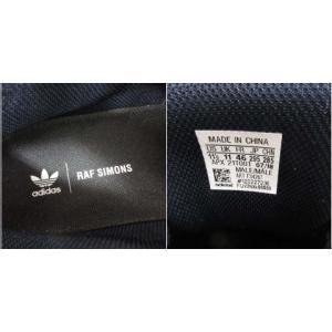 adidas Originals ラフシモンズ RAF SIMONS 29.5cm オズウィーゴー RSOZWEEGO スニーカー シューズ 紺 ネイビー 黄色