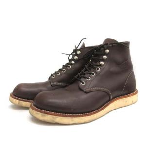 RED WING USA8 26cm クラシックワーク 6 CLASSIC WORK 6 ショートブーツ 羽タグ チョコレートクローム chocolate