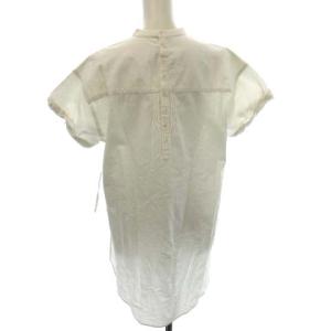 TODAYFUL 21SS Halfsleeve Dress Shirts ブラウス シャツ バンドカラー 半袖 ロールアップ タグ付き F