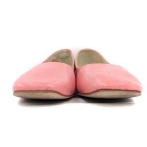 Repetto パンプス チャンキーヒール ローヒール ラムレザー 39.5 25cm ピンク