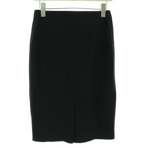 Theory 20SS SETTLE SKINNY PENCIL SKIRT タイトスカート ひざ丈 00 XS 黒 ブラック