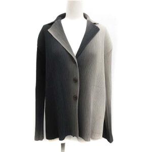 ISSEY MIYAKE セットアップ グラデーション プリーツ グレー