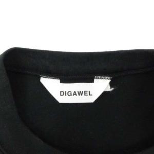 DIGAWEL 20AW Double Knit L S トレーナー スウェット 長袖 2 M ブラック
