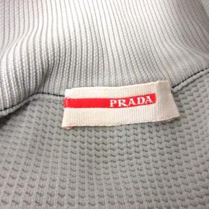 PRADA SPORT 50 L ジャケット ブルゾン ジップアップ ニット 紺 ネイビー