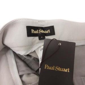 Paul Stuart ハイウエストテーパードパンツ グレー