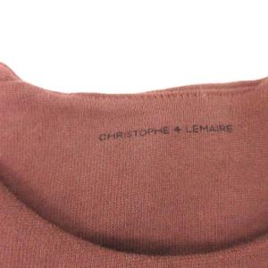 Christophe Lemaire Tシャツ カットソー クルーネック 半袖 茶 ブラウン