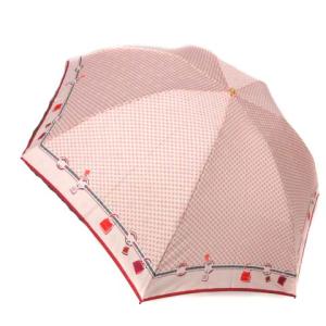 折り畳み傘 マカダム柄 タグ付き ピンク