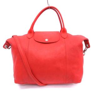 DEPOSE ル プリアージュ ショルダーバッグ ハンドバッグ 2way レザー オレンジ