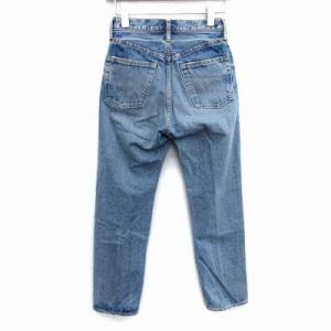 Shinzone 18SS ジェネラルジーンズ デニムパンツ テーパード インディゴ ダメージ加工 32 S 青 ブルー