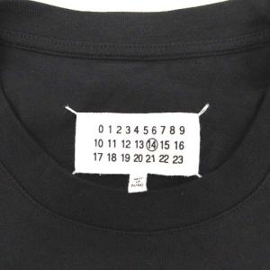 Martin Margiela 14 メゾンマルジェラ 20SS STEREO TYPE Tシャツ カットソー 半袖 パッチ 50 L 黒 ブラック