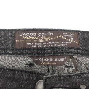 JACOB COHEN COMFORT デニムパンツ ジーンズ テーパード ストレッチ イタリア製 W32 L ブラック