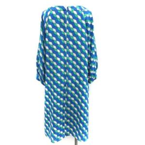 Grace Class 20SS キューブモチーフプリントワンピース グリーン