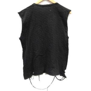 UNDERCOVERISM FOR REBELS 2 M Tシャツ カットソー ダメージ加工 クラッシュ加工 総柄 ノースリーブ グレー