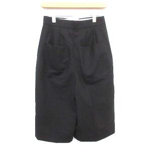 ENFOLD 21SS High Twist Weave TROUSERS ハーフパンツ M 黒