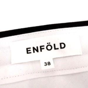 ENFOLD 21SS High Twist Weave TROUSERS ハーフパンツ M 黒
