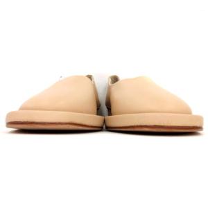 nagonstans 20SS パンプス スリッポン フラットシューズ ローヒール ラウンドトゥ 38 24.5cm ピンクベージュ