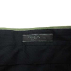 PRADA パンツ スラックス 50 グリーン