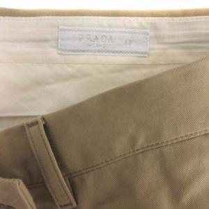 PRADA 2014年製 チノパン パンツ ストレート コットン 48 M ベージュ