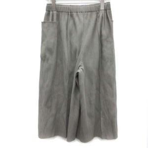 me ISSEY MIYAKE 20SS ガウチョパンツ ワイド プリーツ カーキ