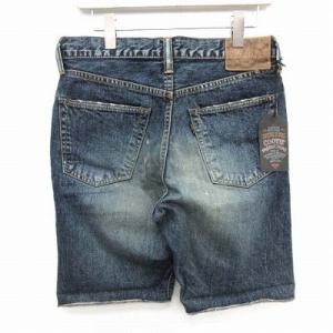 COOTIE リペアデニムショーツ ジーンズ ハーフ パッチワーク セルビッチ タグ付き インディゴ W30 S 青 ブルー
