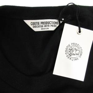 COOTIE Tシャツ カットソー 半袖 プリント M 黒 ブラック