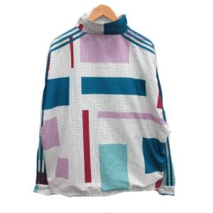 adidas Originals グリッド ブロック ジャケット Grid Block Jacket ブルゾン ジップアップ スタンドカラー 総柄 3ライン