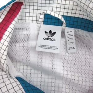 adidas Originals グリッド ブロック ジャケット Grid Block Jacket ブルゾン ジップアップ スタンドカラー 総柄 3ライン
