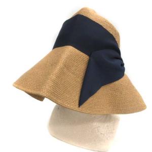 Athena New York リサコ RISAKO ストローハット 麦わら帽子 リボン ベージュ