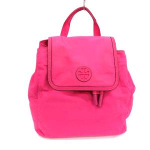 リュックサック デイパック ナイロン 無地 ピンク