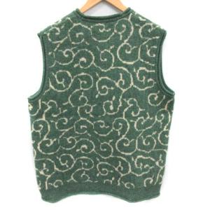 KAPITAL 18SS 7G Shetland Wool Arabesque Vest ベスト ニット プルオーバー 唐草模様 総柄 ウール