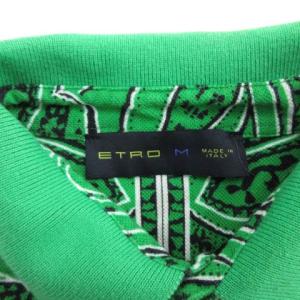 ETRO ポロシャツ 半袖 ペイズリー柄 総柄