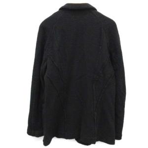 COMME des GARCONS HOMME PLUS AD2003 テーラードジャケット シングル 3B ウール L 黒 ブラック