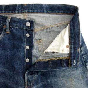 Levi's 501XX デニムパンツ ジーンズ ヴィンテージ 復刻 バレンシア工場 555 米国製 W34 L36 青 ブルー