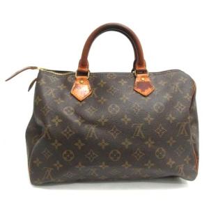LOUIS VUITTON スピーディ30 モノグラム ボストンバッグ ハンドバッグ 茶 ブラウン M41526