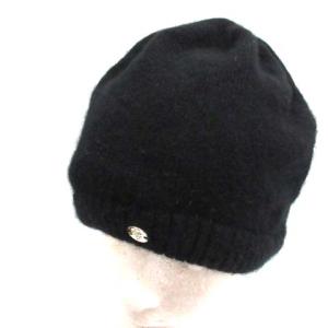 HELEN KAMINSKI ニット帽 ニットキャップ ワッチキャップ ビーニー 帽子 カシミヤ100％ ブラック